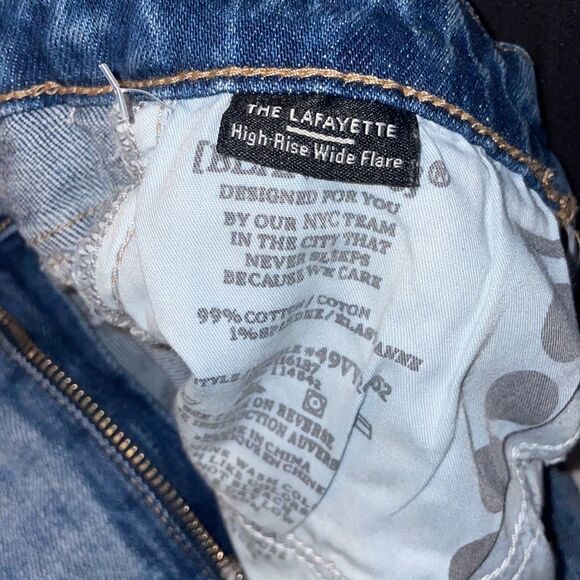 Blank NYC The Lafayette High Rise Distressed Straight Jeans size 25 - Picture 4 of 4